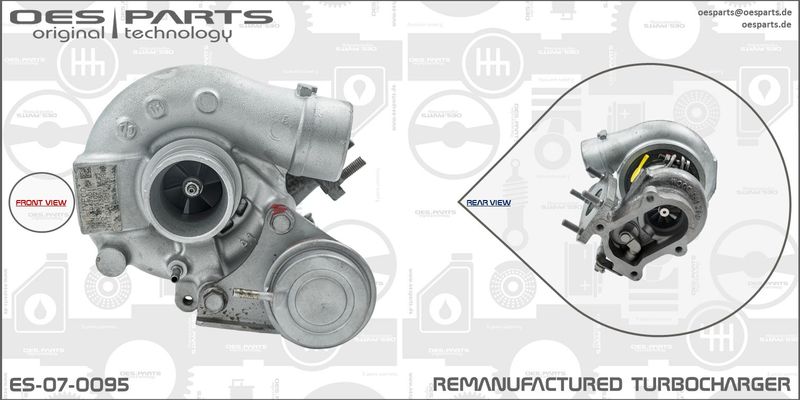 OES PARTS Kompresors, Turbopūte ES-07-0095